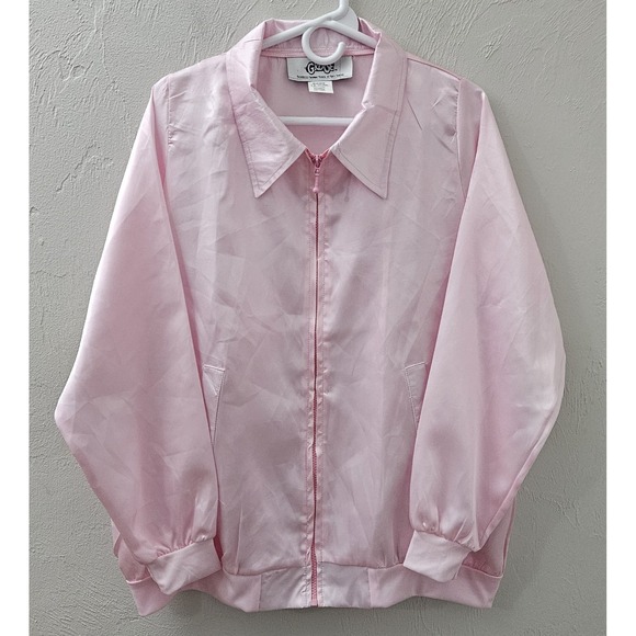 Grease Pink Ladies Zip Up Jacket Halloween Costume Size 1X *Please Read* - Picture 1 of 6
